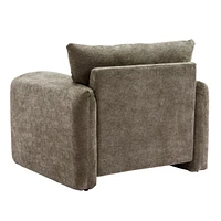 Modern Style Chenille Oversized Armchair Accent Chair Single Sofa Lounge Chair