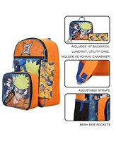 Naruto Classic Sasuke Vs 16" Youth 5-Piece Backpack Set