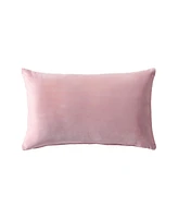 Linen Classique Dotted Windowpane Reversible Decorative Pillow Mauve