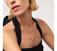 Ana Luisa - Gold Pendant Necklace - Pebble Mini
