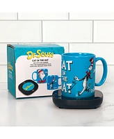 Uncanny Brands Dr. Seuss Cat In The Hat Mug with Warmer– Keeps Your Favorite Beverage Warm - Auto Shut& On/Off