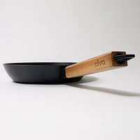 Alva Forest - Nonstick Carbon Steel Frying Pan Skillet - Stay Cool Heat Resistant Acacia Wood Handle