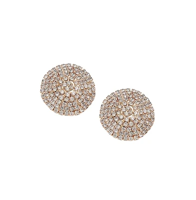 Sohi Women's Circular Stud Earrings