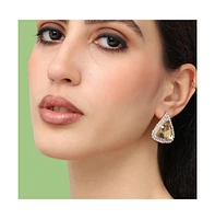 Sohi Women's Triangle Stud Earrings