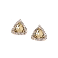 Sohi Women's Triangle Stud Earrings