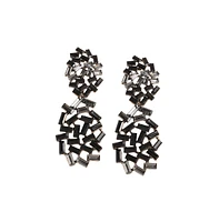 Sohi Women's Crystal Drop Earrings