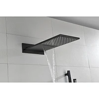 Streamdale Furniture Luxury Square Rain Shower System with Hand Shower