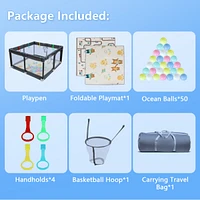 Baby Playard Cloth Playpen for Indoor/Outdoor Use