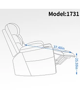 Streamdale Furniture Heavy Duty Power Lift Recliner Chair with Massage and Heating