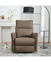 Streamdale Furniture Brown Recliners: Swivel Rocker Chair, Electric Sofa & Glider