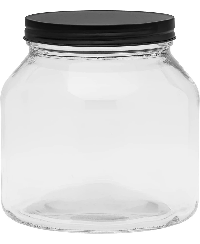 Amici Home Branson Glass Storage Jar, Airtight Food Storage, For Kitchen & Household