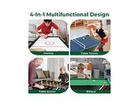 Slickblue 4-in-1 Multi Game Table with Pool Billiards