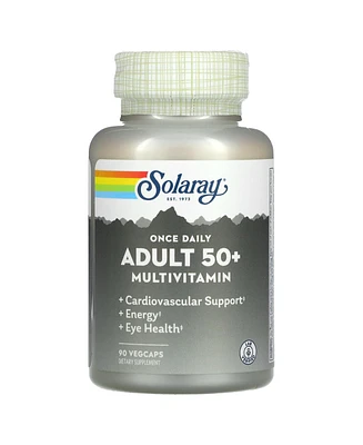 Solaray Once Daily Adult 50+ Multivitamin - 90 VegCaps - Assorted Pre