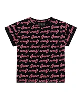 Guess Big Girl All Over Print Short Sleeve T-Shirt