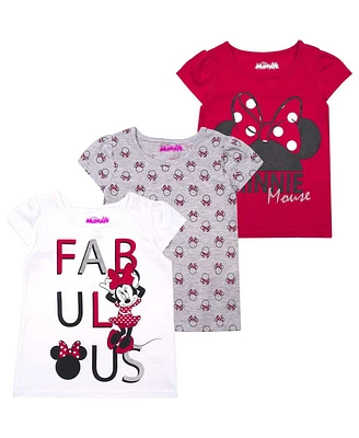 Children's Apparel Network Preschool Minnie Mouse / / Graphic 3-Pack T-Shirt Set