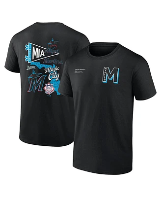 Fanatics Men's Miami Marlins Split Zone T-Shirt