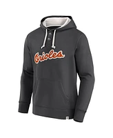 Fanatics Men's Baltimore Orioles Plan for Adversity Henley Fleece Pullover Hoodie