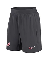 Nike Men's Anthracite Alabama Crimson Tide 2024 Sideline Performance Shorts