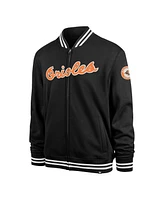 '47 Brand Men's Black Baltimore Orioles Pack Pro Camden Full-Zip Track Jacket