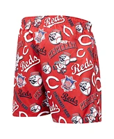 Pro Standard Men's Black Cincinnati Reds Toss Logo Woven Shorts