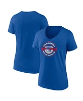 Fanatics Women's New York Rangers Local A V-Neck T-Shirt