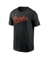 Nike Men's Jackson Holliday Black Baltimore Orioles Fuse Name Number T-Shirt