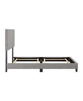 Amber & Emily Upholstered Modern Twin Bed