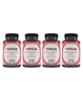 Twinlab Super Enzyme Caps - Constipation Supplement with Digestive Enzymes - 50 Capsules (Pack of 4)