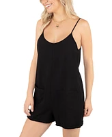 Hurley Juniors' Josie Sleeveless Fringed Romper