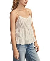 Lucky Brand Women's Tie-Front Swing Camisole