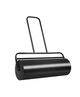 Inolait 36 x 12 Inch Tow Lawn Roller Water Filled Metal Push Roller
