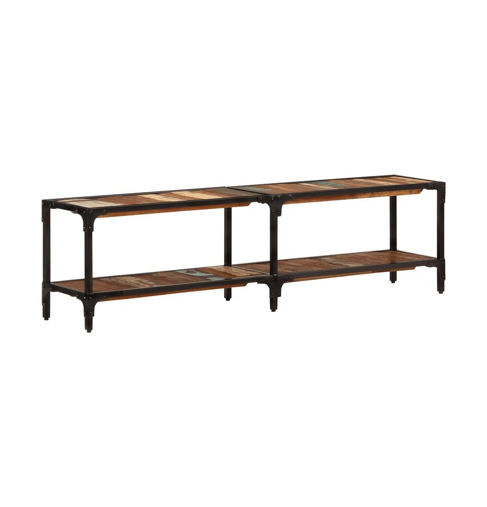 vidaXL Tv Stand 59.1"x11.8"x16.1" Solid Wood Reclaimed