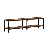 vidaXL Tv Stand 59.1"x11.8"x16.1" Solid Wood Reclaimed