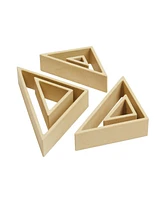 Kaplan Early Learning Discovery Triangles - Natural - 6 Pieces