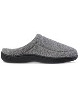 Isotoner Men's Heathered Cord Knit Jermaine Clog Slipper with Micro Terry Lining