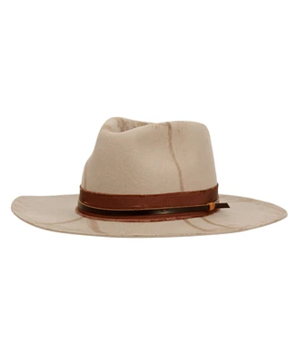 Angela & William Vintage-Like Felt Fedora Ranch Hat