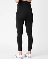 Seraphine Black Over Bump Maternity Leggings
