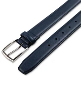 Club Room Men's Faux Leather Pebble Grain Stretch Belt
