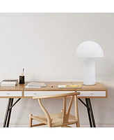 Brightech Venus 9.5" Glass Contemporary Led Table Lamp with Dimmer