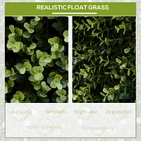 12 Boxwood Uv-Protected Panels, Green, Indoor/Outdoor