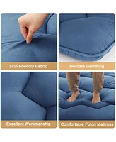 Caromio Futon Mattress Twin Size, Floor Mattress Pad Portable Dorm Sleeping Pad, 39"x 80"