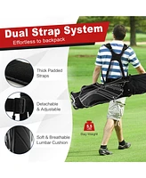 Slickblue Golf Stand Bag Lightweight and Portable Cart with Shoulder Strap