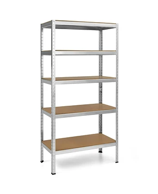 Slickblue 71 inch Heavy Duty Steel Adjustable 5 Level Storage Shelves