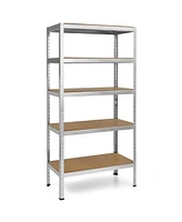 Slickblue 71 inch Heavy Duty Steel Adjustable 5 Level Storage Shelves