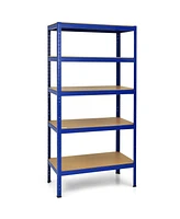 Slickblue 71 inch Heavy Duty Steel Adjustable 5 Level Storage Shelves