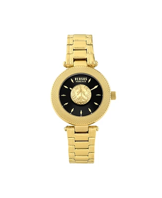 Versus Versace Women's Brick Lane Lion Ip Yellow Gold Stainless Steel Watch 36MM