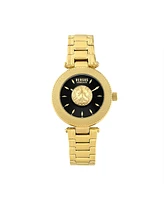 Versus Versace Women's Brick Lane Lion Ip Yellow Gold Stainless Steel Watch 36MM