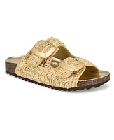 Nine West Women's Tenly Round Toe Slip-On Casual Sandals
