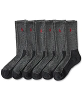 Polo Ralph Lauren Men's 6-Pk. Performance Red Pony Crew Socks