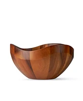 Nambe Billow Salad Bowl w/Servers